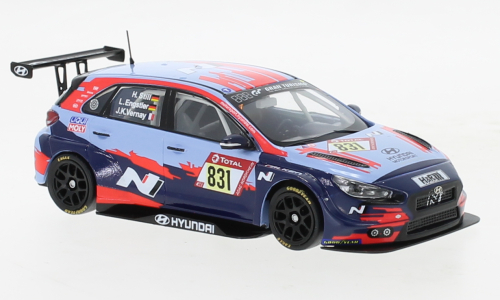 Hyundai i30 N TCR No.831 24h Nurburgring 2021 Engstler/Still/Vernay - 1:43